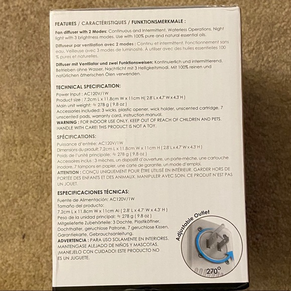 Essential oil diffuser. - Picture 3 of 3